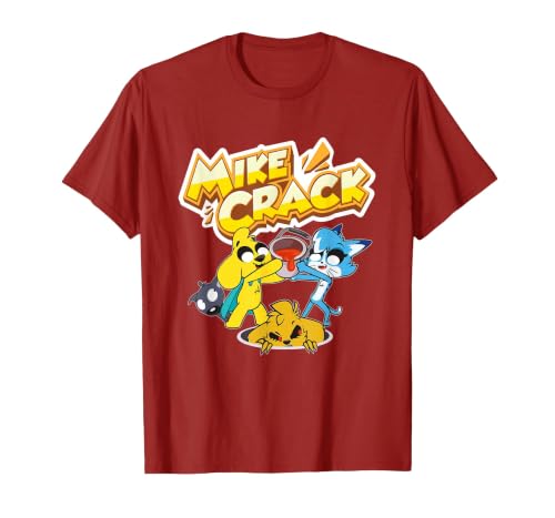 Mikecrack El Youtuber más prro del Mundo T-Shirt, Men, Cranberry Red, XX-Large