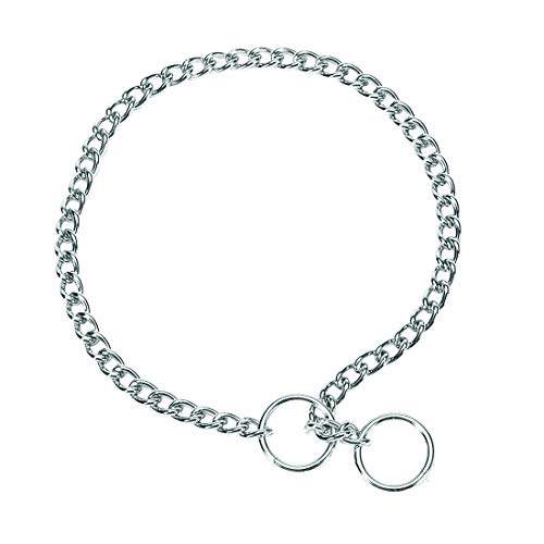 Coastal Pet Products DCP551510 10-Inch Titan X-Fine Chain Dog Training Choke/Collar with 1.5mm Link, Chrome