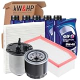 KIT TAGLIANDO 4 FILTRI 5 LT OLIO MOTORE ORIGINALE 5W40 PER DUSTER 1.5 DCI