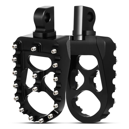 Repose-pieds pour moto Zerodeko en aluminium CNC noir pour moto tout-terrain