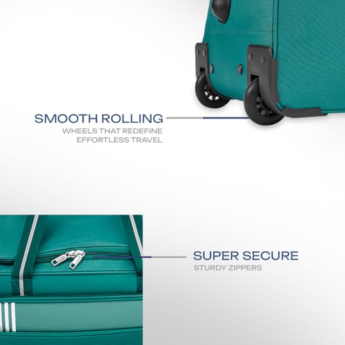 Image of Safari Imperia Trolley 3 Years Warranty Duffle Bag (58 Cm, Teal)