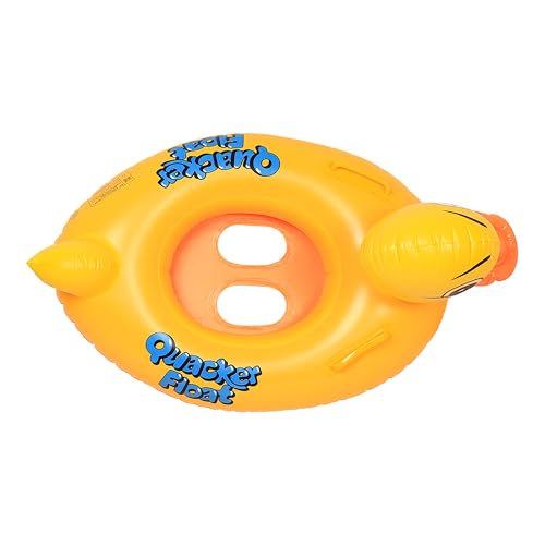 Image of Airavat Floats for Pool, Inflatable Pool Floats Swimming Ring, Swimming Float for Junior, Inflatable Floater, Water Float for Kids Swimming Pool Beach Summer Water Float Party Outdoor (Yellow Duck)