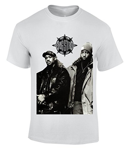 Gang Starr Greyscale with Logo - X-Large T-Shirt
