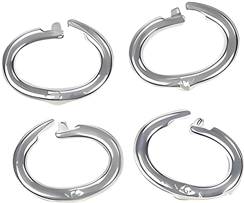 4 Sterling Silver Locking Oval Jump Rings ID: 6x4mm #ss246-6x4mmov