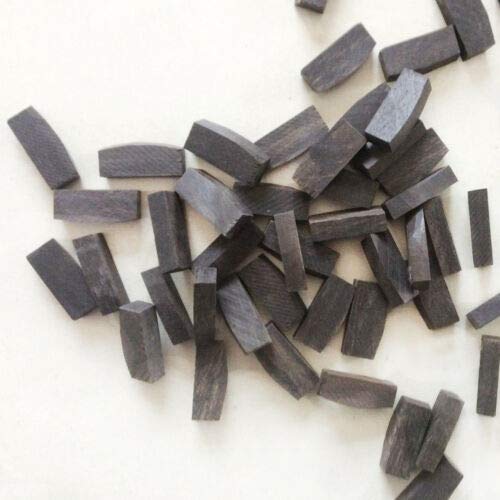 Violin Parts 10pcs 4/4 Violin String Nut Natural Ebony Wood Good Violin Accessories
