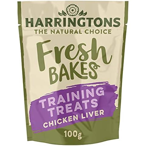 Harringtons Fresh Bakes Chicken Liver Dog Training Treats, 100g, Pack of 9 Cover