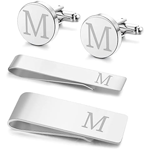 Morfetto Gemelos y Clips para Corbata Grabados Cover