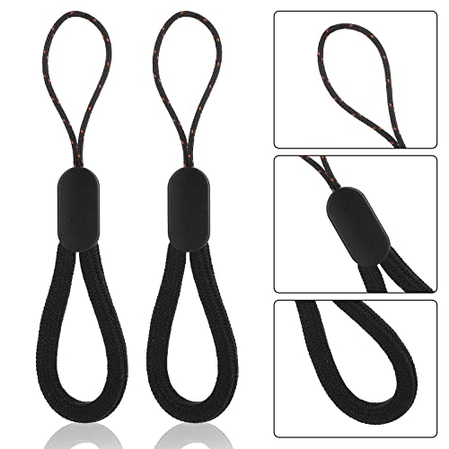 Molain 12 teilige verstellbare Finger Handgelenkschlaufen, tragbare Kurze Umhängebänder Nylon Fingerschlaufen für Handy Schlüssel Kamera USB Sticks Kopfhörer 4,72 Zoll