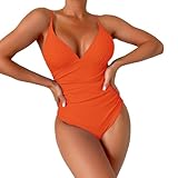 Photo Gallery lcpddajlspig costume intero donna contenitivo,mare swimsuit sexy nuoto costumi taglie forti push up con scollo a v brasiliana trikini curvy vita alta arancione s Photo Gallery lcpddajlspig costume intero donna contenitivo,mare swimsuit sexy nuoto costumi taglie forti push up con scollo a v brasiliana trikini curvy vita alta arancione s