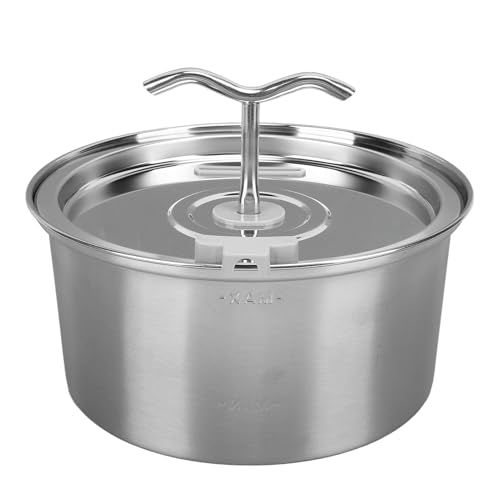 Fuente de agua para gatos de acero inoxidable 3.2L miniatura 5