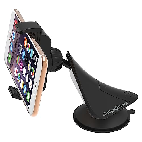 Charge Worx GoTough Car Dash Mount — 6.3in.L x 3.78in.W x 3.15in.H