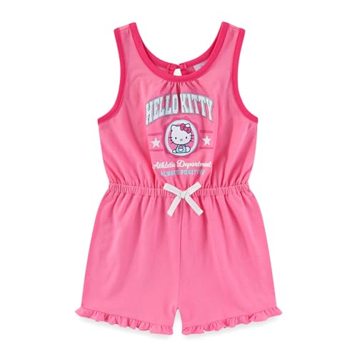 Hello Kitty Sanrio Girls Sleeveless Romper for Big Kids