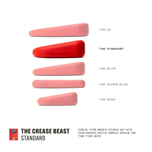 Image of Crease Beast Memory Foam Shoe Crease Protector - Stops Creases in New & Old Shoes - for Jordan's, Dunks, Air Force for Men's Sizes 9-12.5 - Standard
