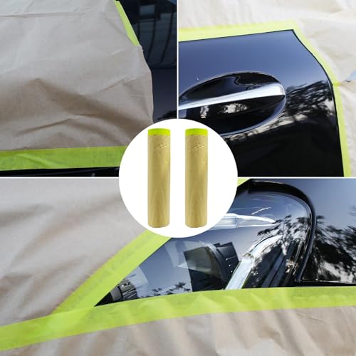 Hubaow Tape and Drape, 24” x 100 feet Masking Paper for Painting, 2 Pack by Hubaow - Used condition - Image 7