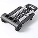 Folding Hand Truck 4 Wheels Trolley Heavy Duty Foldable Hand Sack Folding Truck Barrow Cart Portable Travel Luggage Shopping Cart Garden Tool Folding Trolley for Home, of