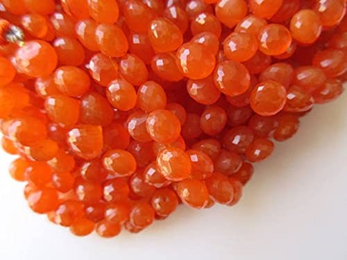 Carnelian faceted onion beads pour remplacer vos perles ternes par la cornaline