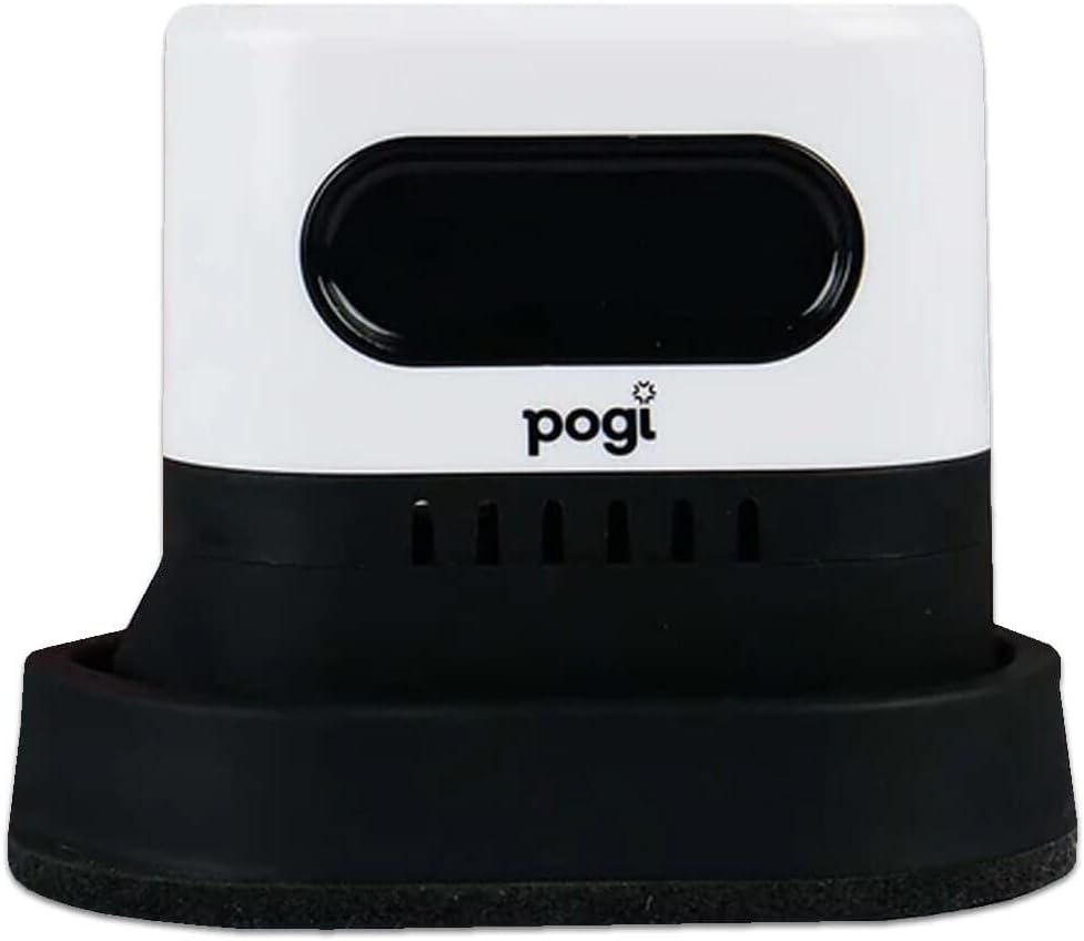 Pogi Mini Easy Heat Press | Portable Heat Press Machine for T-Shirts, Socks and Hats | Create DIY Printing Projects | Small Heat Press | Iron Press for Heating Transfer, Black and White, PGMCH005