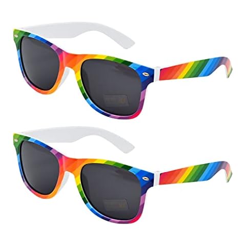 Gafas de sol Fvomye arco iris Gay Pride Cover