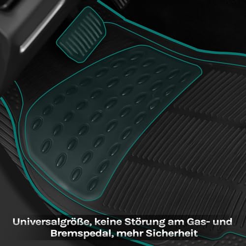 Alfombrillas de cuero para VW E-Golf 2010-2012 de protección interior 8