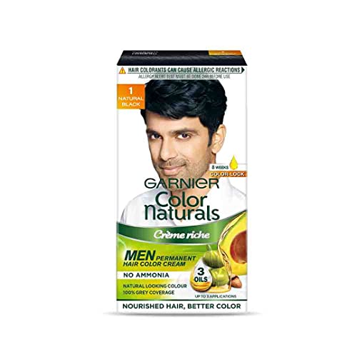 Garnier Color Naturals - Men Permanent Hair Colour Cream Natural Black 1