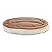 Animaze Brown Circle Bolster Dog Bed, 34