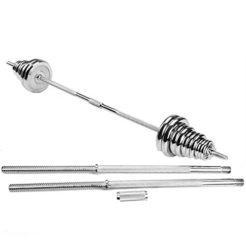 BRISEZZS Adjustable Dumbbells Barbell Lifting Set 50KG/110LBS Free Weight Set with Connecting Rod Set for Men Women Beginners Fitness Dumbbells for Home Gym Office Exercise Fitness