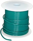 UL1007 Commercial Copper Wire, Bright, Green, 22 AWG, 0.0253