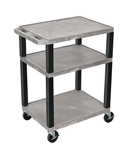 Luxor AV Cart, 34 Inch — WT34GYE-B 34″H Three Luxor AV Cart, 34 Inch — WT34GYE-B 34″H Three