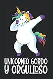  Unicornio Gordo Caballo Mitologico - Arco Iris Unicornio Cuaderno De Notas: Formato A5 I 110 Páginas I Regalo Como Diario Planificador O Agenda