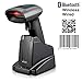 Produktbild Barcodescanner MUNBYN 1D/2D Bluetooth Barcode Scanner Barcodeleser Für Android/IOS/Windows XP/7/8/iPhone/Galaxy/iPad, 32 Bit Decoder, Mit Ladestation Barcode-Scanner [Update 2.0]