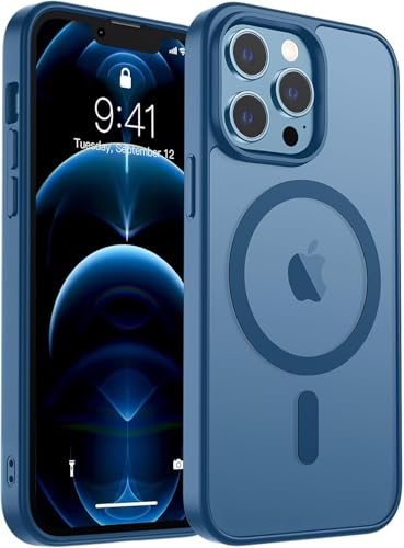 Image of AIBEX Back Cover Case for Apple iPhone 15 Pro MagSafe Compatible | Slim Case with Wireless Charging Support | Anti-Scratch, Shockproof, Anti-Fingerprint & Lightweight Military Protective Cover - Black