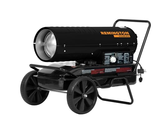 Remington 215,000 BTU Kerosene/Diesel Forced Air Heater with Thermostat