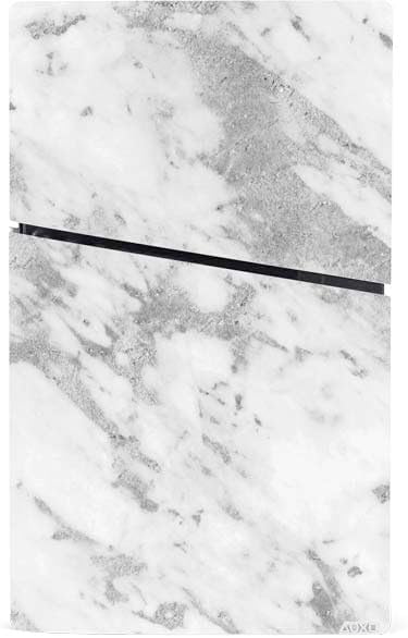 Skinit Decal Gaming Skin Compatible with PS5 Slim Digital Edition Console - Silver Marble Design