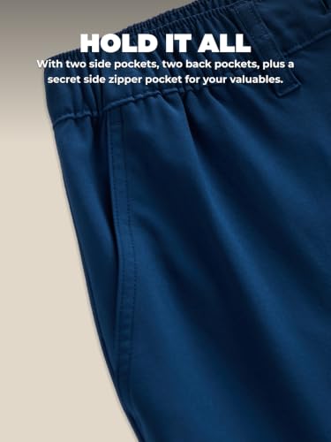Image of Chubbies Everywear Men's Shorts - Mens Shorts Casual 6in Inseam, Elastic Waist, Water-Resistant, Zipper Pocket