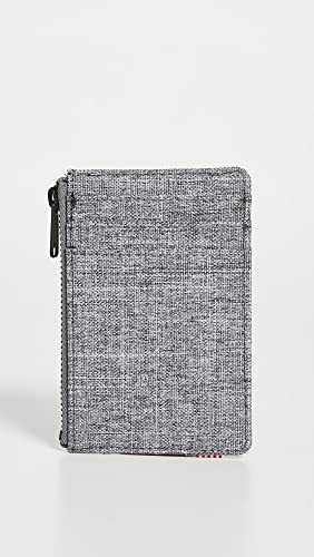 Herschel Mens Oscar Rfid Zip Wallet, Raven Crosshatch, One Size Us #TOP2