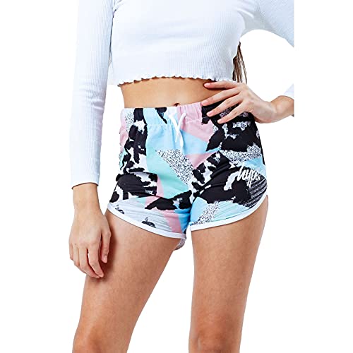 Short de jogging pastel fille Hype bleu ciel noir rose pale 3-4 ans