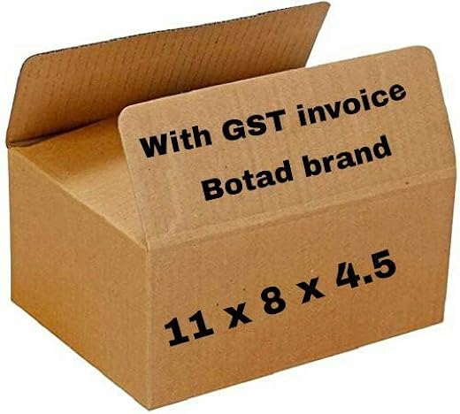 BOTAD? 3 Ply Corrugated Brown Box/Shipping Boxes/Packaging Boxes 11 inch x 8 inch x 4.5 inch (50)