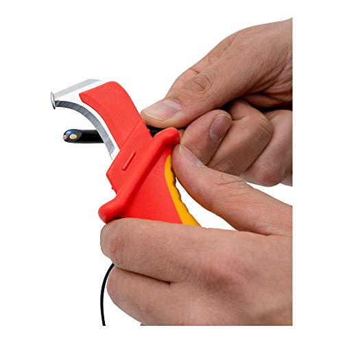 Couteau à dégainer STIER 180 mm testé VDE pour électricien - 3