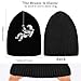 QGBYMX Winter Beanie Astronaut Space Black for Men Women – Fashion Design, Unisex Soft Warm Knit Hat Ski Stocking Cuffed Cap
