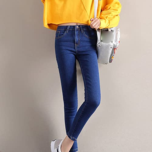 Women's High Waist Skinny Ankle Jeans Casual Butt Lift Pencil Denim Pants Classic Slim Fit Washed Stretch Jean3