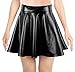 Simplicity Women's Metallic Ballet Dance Flared Skater Skirt Fancy Dress