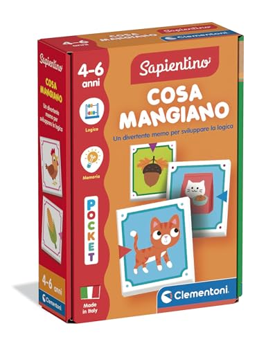 COSA CONTIENE: gioco educativo Made in Italy, adatto per bambini dai 4 ai 6 anni, include 48 tessere illustrate per favorire l’apprendimento