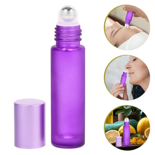 Botellas roll-on de vidrio resistente con bola de acero inoxidable para suero de ojos de 10ml 8