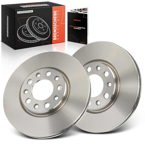 Frankberg Brake Disc Set incl. 2x Discs Front Vented Ø281mm Compatible with Giulietta 940 500X 334 Renegade SUV B1 BU BV Box Replace# 51962485