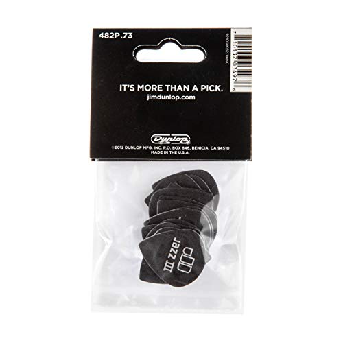 Dunlop 482P73 Médiators Tortex Pitch Black Jazz III 0,73mm sachet de 12 - Les Beatles, Paul McCartney, John Lennon, RIngo Starr, George Harrison Dunlop 482P73 Médiators Tortex Pitch Black Jazz III 0,73mm sachet de 12 – Image 6
