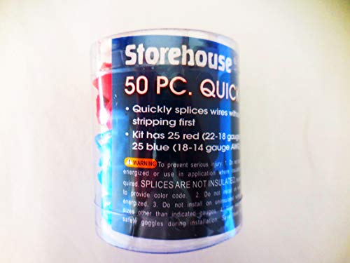 50 Pack Quick Wire Splices #TOP4