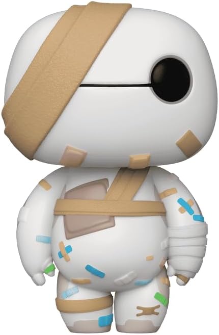 Funko Pop! Super: Baymax with Bandages Shared Convention Sticker, 4.8 in