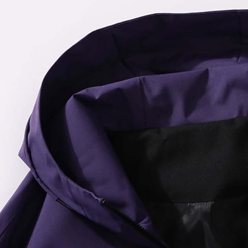Veste décontractée homme coupe-vent léger mi-saison imperméable à capuche - 4