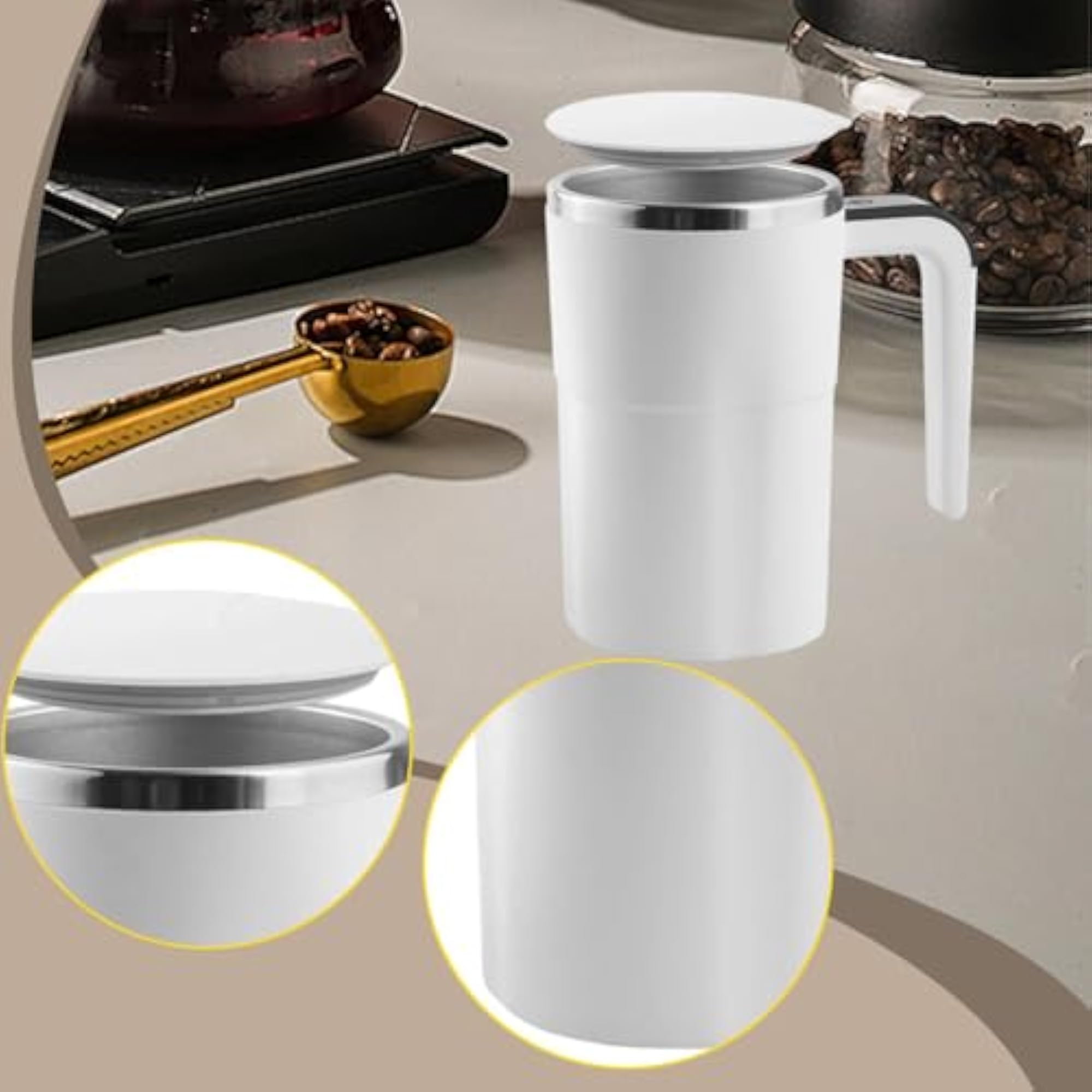 Electric Self Stirring Coffee Mug, 380ml Versatile