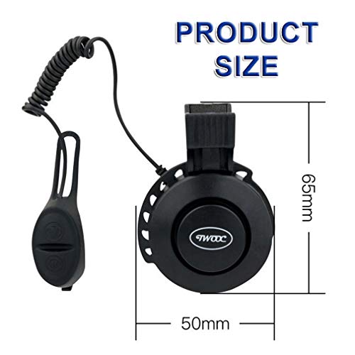 Bike Bell Electronic - Mini Bicycle Horn 130 Db Loud Usb Rechargeable Handlebar Cycling Alarm Alert Ring For Mountain Bike/Road Bike/Bmx/Mtb #TOP1